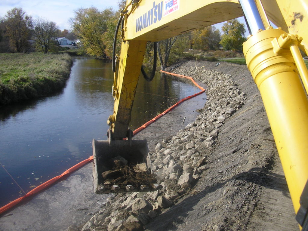 Stream Bank and Shore Line Protection - CEC Excavating